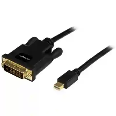 Cablu Startech MDP2DVIMM3B, mini Displayport - DVI, 0.9m, Black