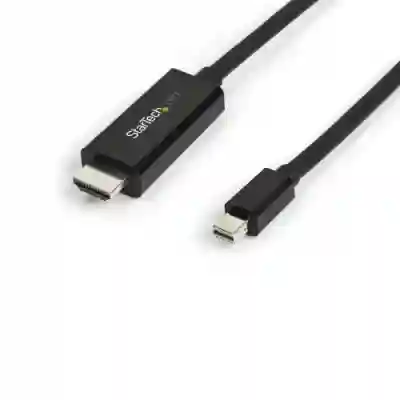 Cablu Startech MDP2HDMM3MB, mini Displayport - HDMI, 3m, Black
