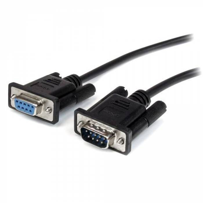 Cablu Startech MXT1002MBK, DB-9 - DB-9, 2m, Black