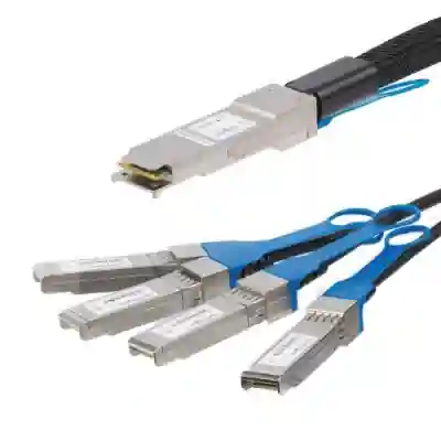 Cablu Startech QSFP4SFPPC3M, QSFP+ - QSFP+, 3m, Black