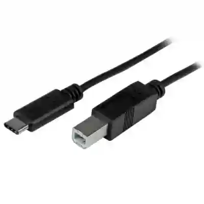 Cablu Startech USB2CB1M, USB-B - USB-C, 1m, Black