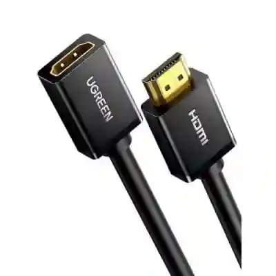 Cablu Ugreen HD107, HDMI male - HDMI female, 5m, Black