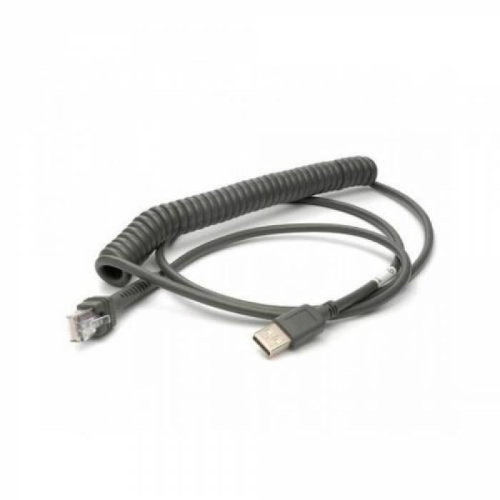 Cablu USB Datalogic CAB-424E, 3m, Grey