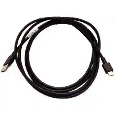 Cablu USB Zebra CBL-CS6-S07-04, USB-C - USB, 2.1m, Midnight Black