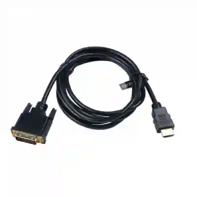 Cablu V7 V7E2HDMIDVID-02M, HDMI - DVI-D, 2m, Black