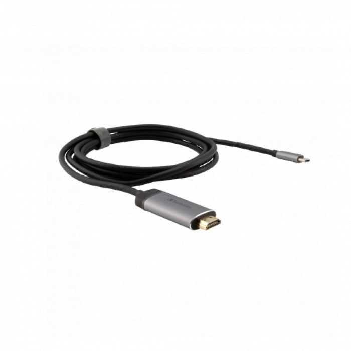 Cablu Verbatim 49144, USB-C - HDMI, 1.5m, Black