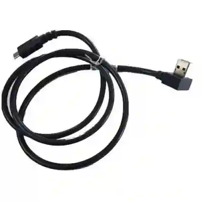 Cablu Zebra USB-C to USB-A cu Unghi de 90 grade , 1.1 m, Black