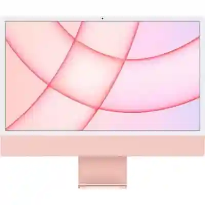 Calculator Apple iMac 4.5K Retina, Apple M1, 24inch, RAM 8GB, SSD 256GB, Apple M1 7-core, Mac OS Big Sur, Pink