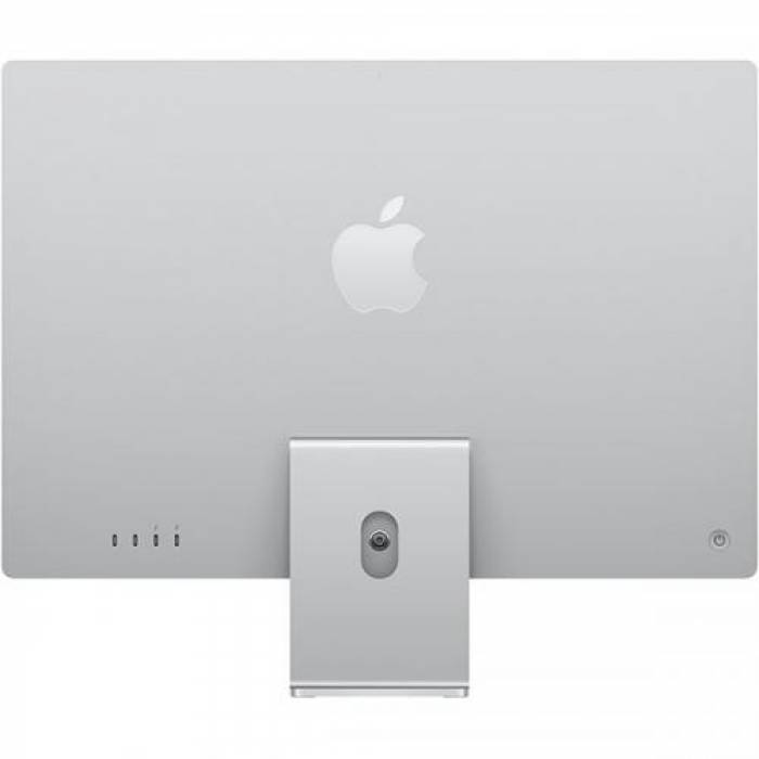 Calculator Apple iMac 4.5K Retina, Apple M1, 24inch, RAM 8GB, SSD 256GB, Apple M1 8-core, Mac OS Big Sur, Silver