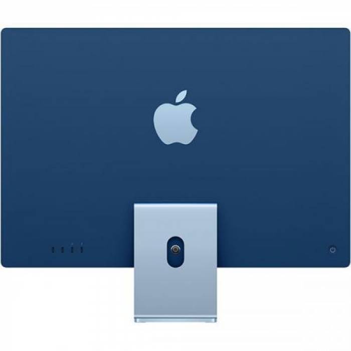 Calculator Apple iMac 4.5K Retina, Apple M1, 24inch, RAM 8GB, SSD 512GB, Apple M1 8-core, Mac OS Big Sur, Blue