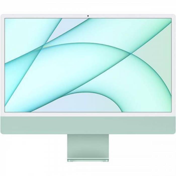 Calculator Apple iMac 4.5K Retina, Apple M1, 24inch, RAM 8GB, SSD 512GB, Apple M1 8-core, Mac OS Big Sur, Green