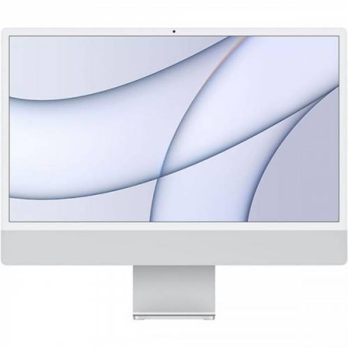 Calculator Apple iMac 4.5K Retina, Apple M1 Octa Core, 24inch, RAM 16GB, SSD 1TB, Apple M1 8-core, Mac OS Big Sur, Silver