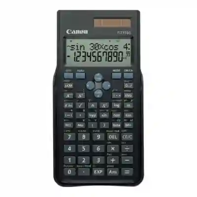 Calculator de birou Canon F715SGBK, 16 digiti, alimentare solara