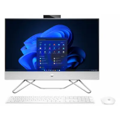 Calculator HP 240 G9 AIO, Intel Core i5-1235U, 23.8inch, RAM 16GB, SSD 512GB, Intel Iris Xe Graphics, Windows 11 Pro, White
