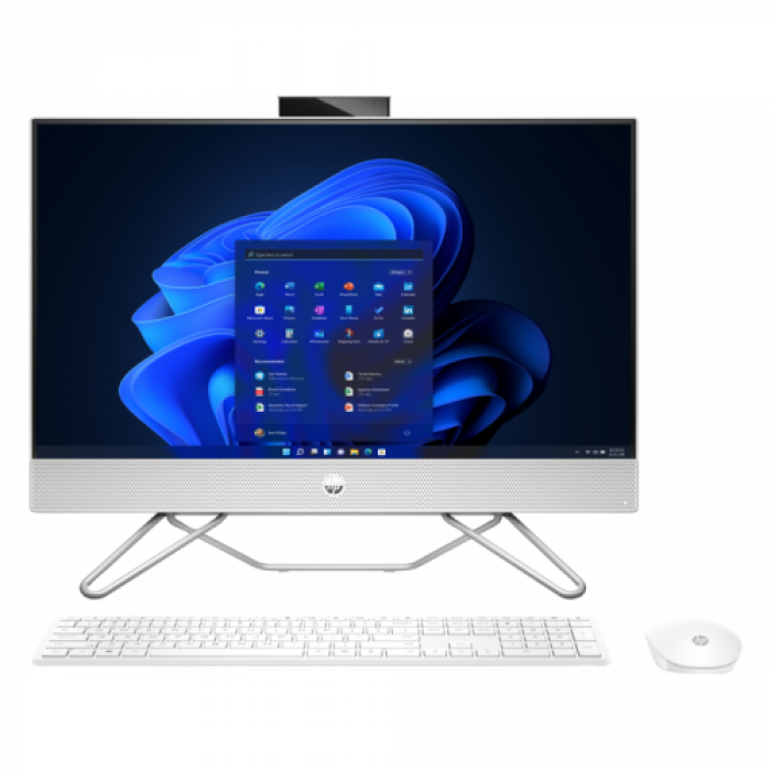 Calculator HP 240 G9 AIO, Intel Core i5-1235U, 23.8inch, RAM 16GB, SSD 512GB, Intel Iris Xe Graphics, Windows 11 Pro, White