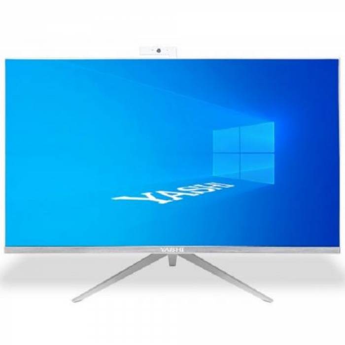 Calculator Yashi Pioneer S AY-72710 AIO, Intel Core i3-10100, 27inch, RAM 8GB, SSD 256GB, Intel UHD Graphics 630, Windows 11 Pro, White