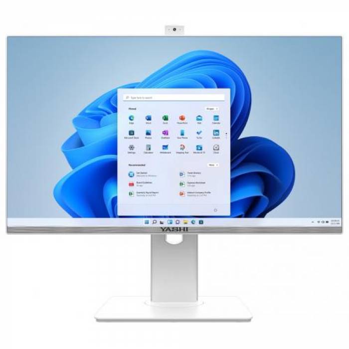 Calculator Yashi Quantum S AY-42455 AIO, Intel Core i5-11400, 24inch, RAM 16GB, SSD 512GB, Intel UHD Graphics 730, Windows 11 Pro, White