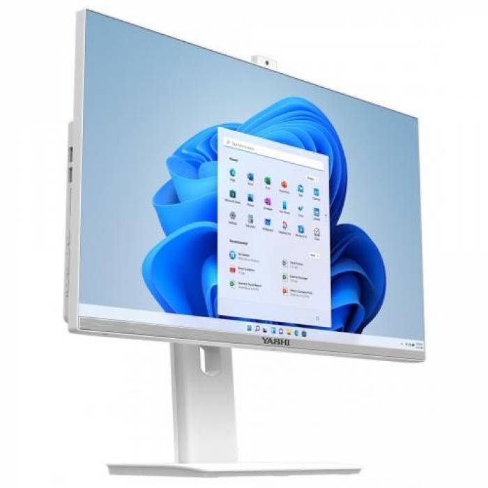 Calculator Yashi Quantum S AY-42455 AIO, Intel Core i5-11400, 24inch, RAM 16GB, SSD 512GB, Intel UHD Graphics 730, Windows 11 Pro, White