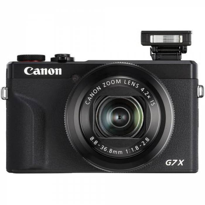 Camera foto compacta Canon G7X Mark III, 20.1 MP, Black