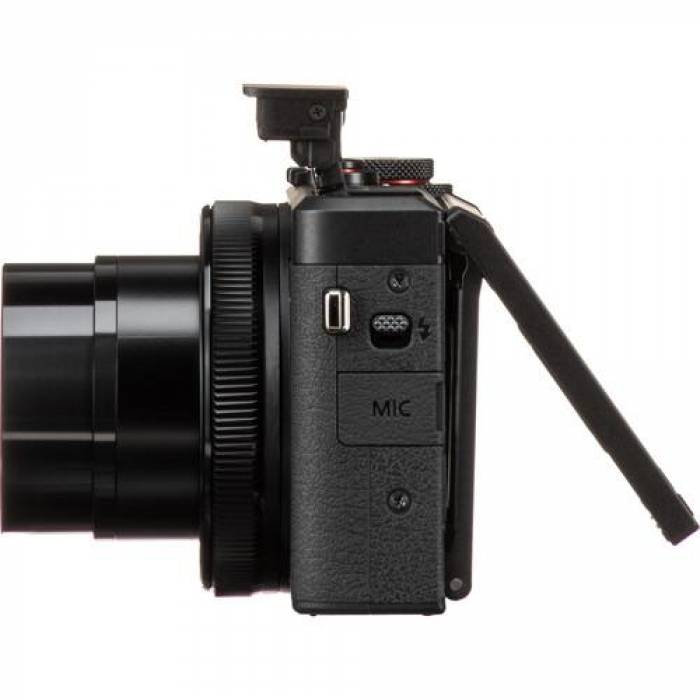 Camera foto compacta Canon G7X Mark III, 20.1 MP, Black