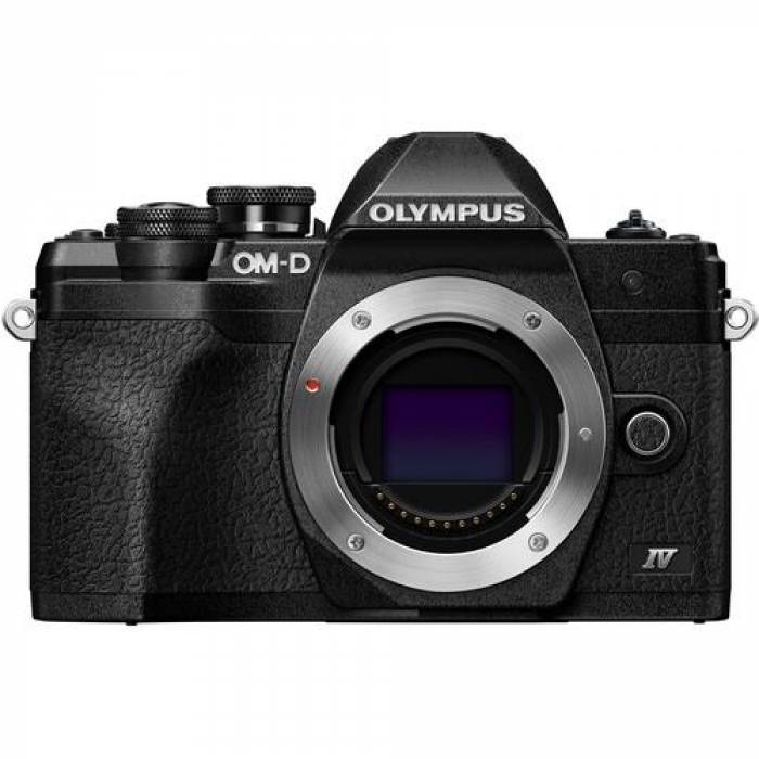 Camera foto Mirrorless Olympus OM-D E-M10 Mark IV body, 20.3MP, Black