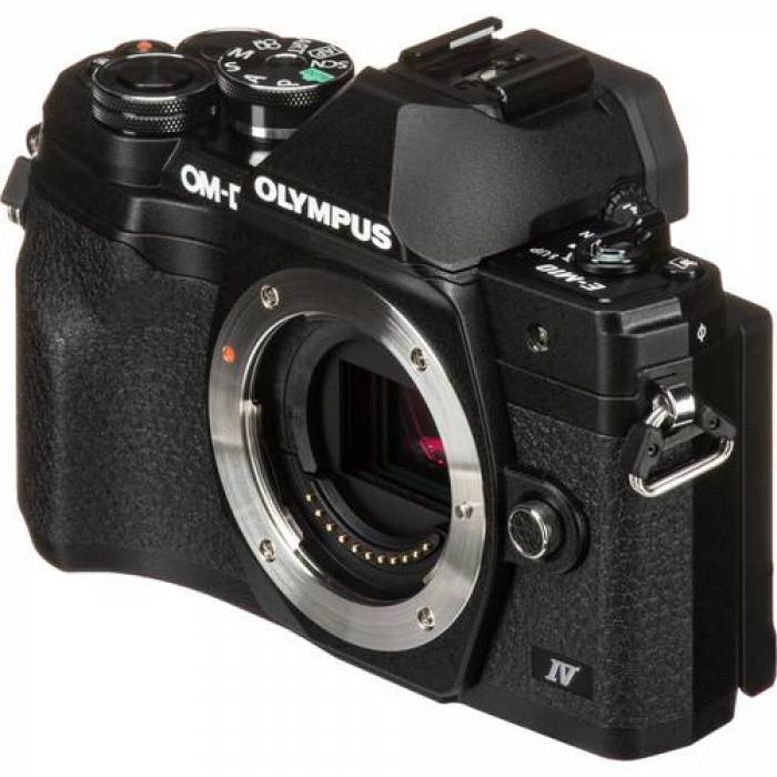 Camera foto Mirrorless Olympus OM-D E-M10 Mark IV body, 20.3MP, Black