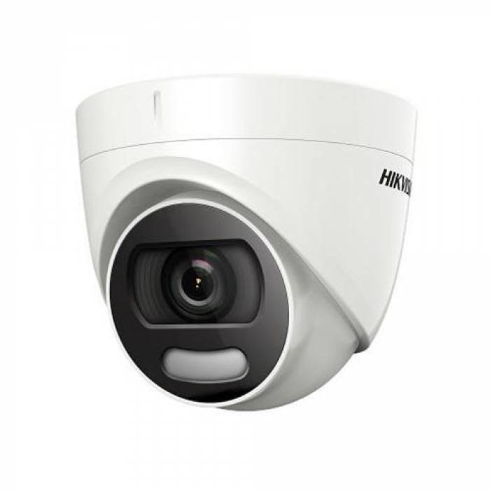 Camera HD Dome Hikvision DS-2CE72DFT-F, 2MP, Lentila 2.8mm, IR 20m