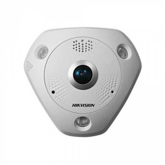 Camera IP Dome Hikvision DS-2CD6362F-IVS, 6MP, Lentila 1.27mm, IR 15m