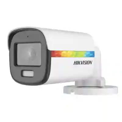 Camera TurboHD Bullet Hikvision ColorVu DS-2CE10DF8T-FSLN, 2MP, Lentila 2.8mm, IR 20m