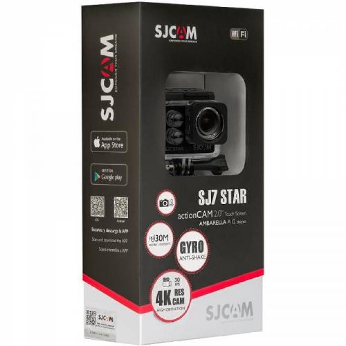 Camera video actiune SJCAM SJ7 Star, Black-Silver