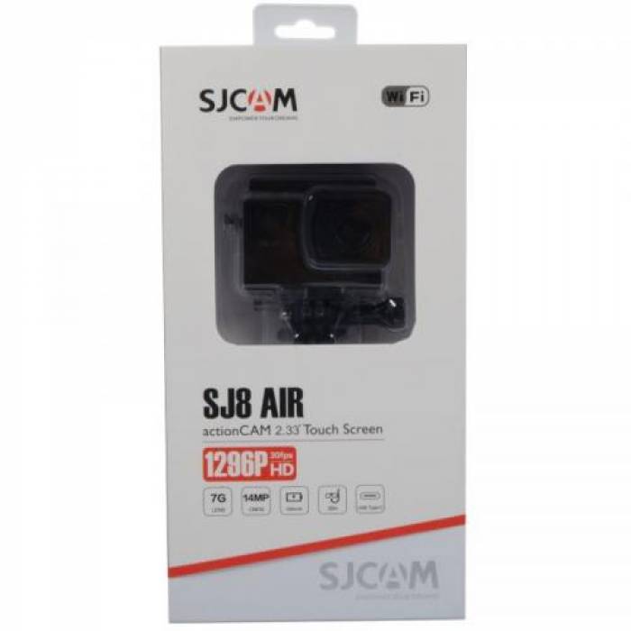 Camera video actiune SJCAM SJ8 Air, Black