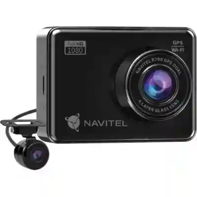 Camera video auto Navitel R700 Dual Camera, Black