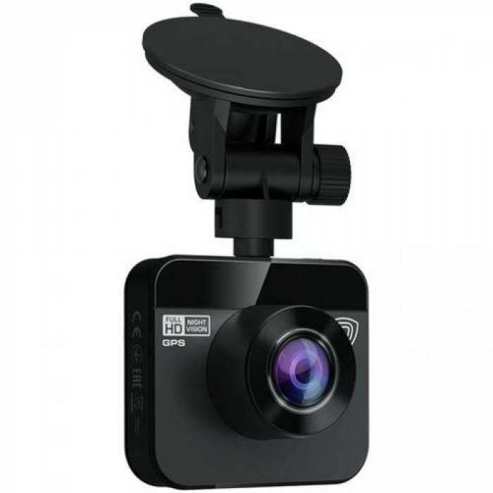 Camera video auto Prestigio RoadRunner 370GPS, Black