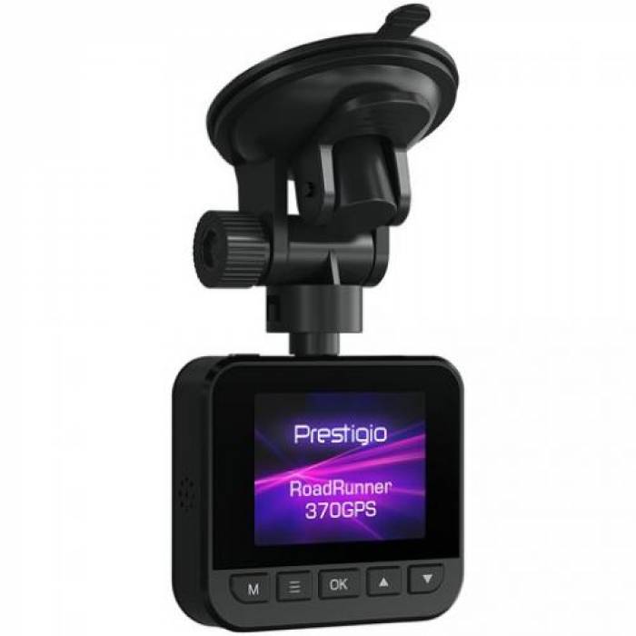 Camera video auto Prestigio RoadRunner 370GPS, Black