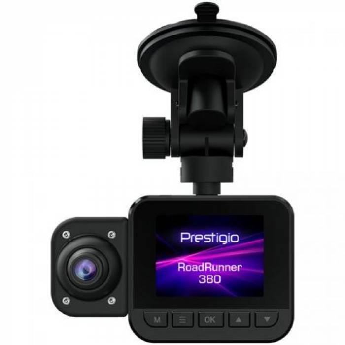 Camera video auto Prestigio RoadRunner 380, Black