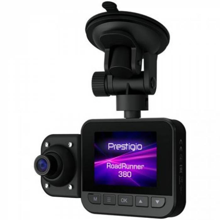 Camera video auto Prestigio RoadRunner 380, Black