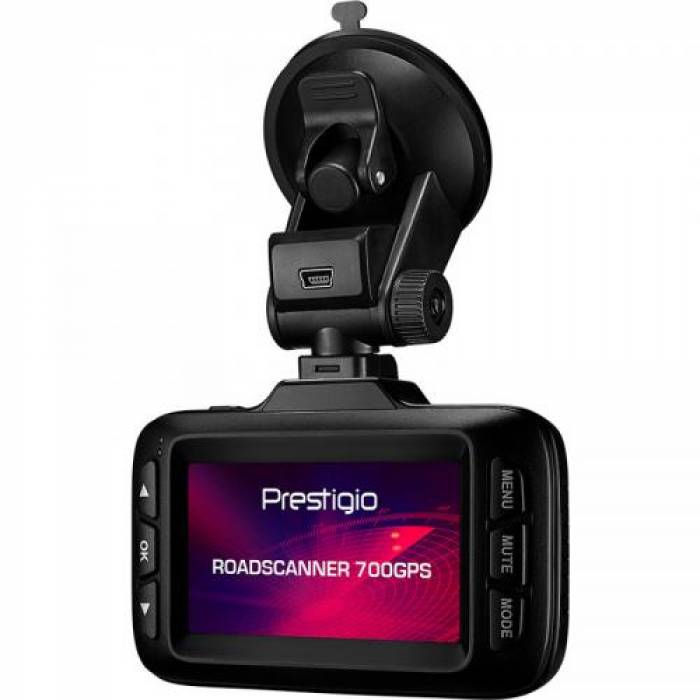 Camera video auto Prestigio RoadRunner 700GPS, Black