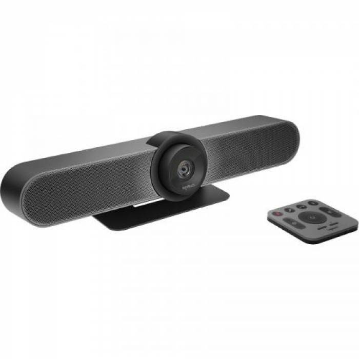 Camera videoconferinta Logitech MeetUp, UltraHD 4K, Black