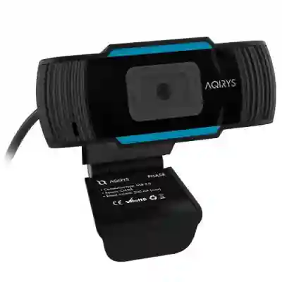 Camera web AQIRYS Phase, USB, Black