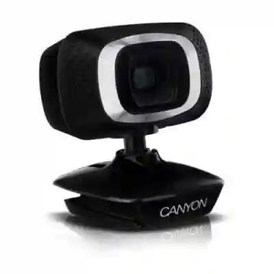 Camera Web Canyon CNE-CWC3N, 2MP, USB, Black-Silver