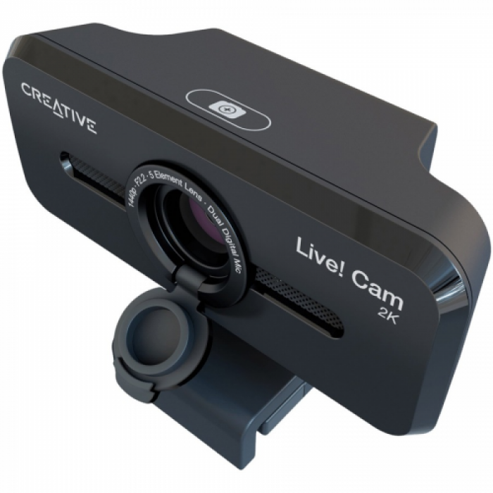 Camera Web Creative LIVE! CAM SYNC V3, USB, Black
