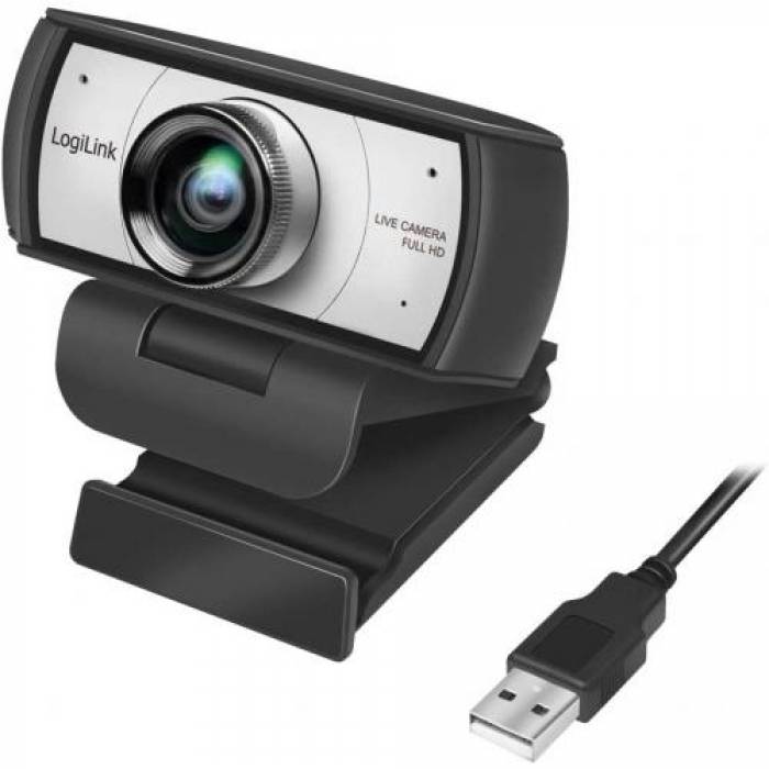 Camera Web LogiLink UA0377, USB, Black