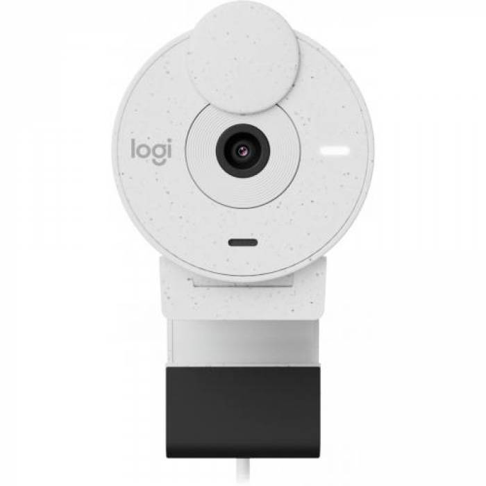 Camera web Logitech Brio 300, Off White