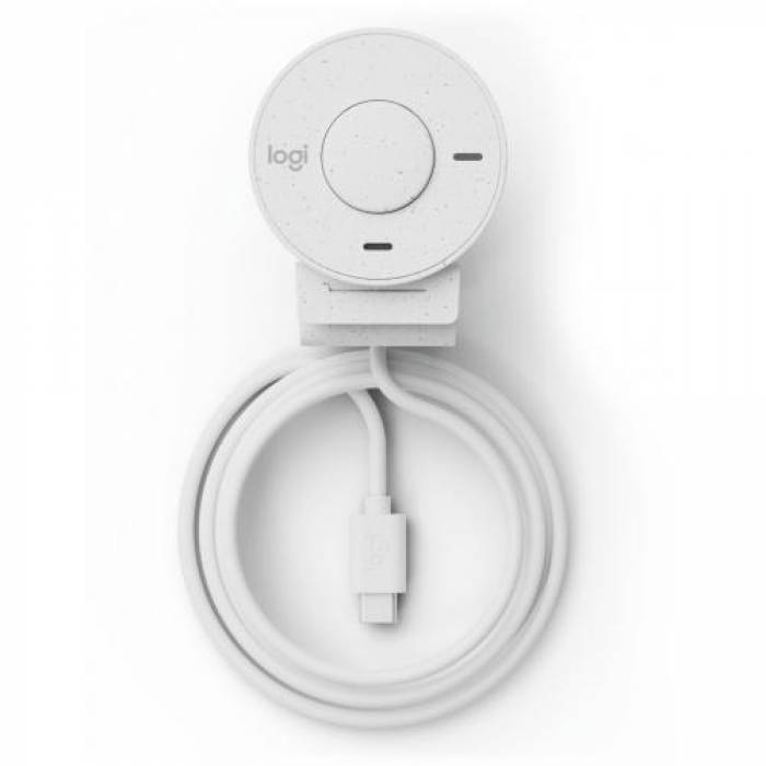 Camera web Logitech Brio 300, Off White