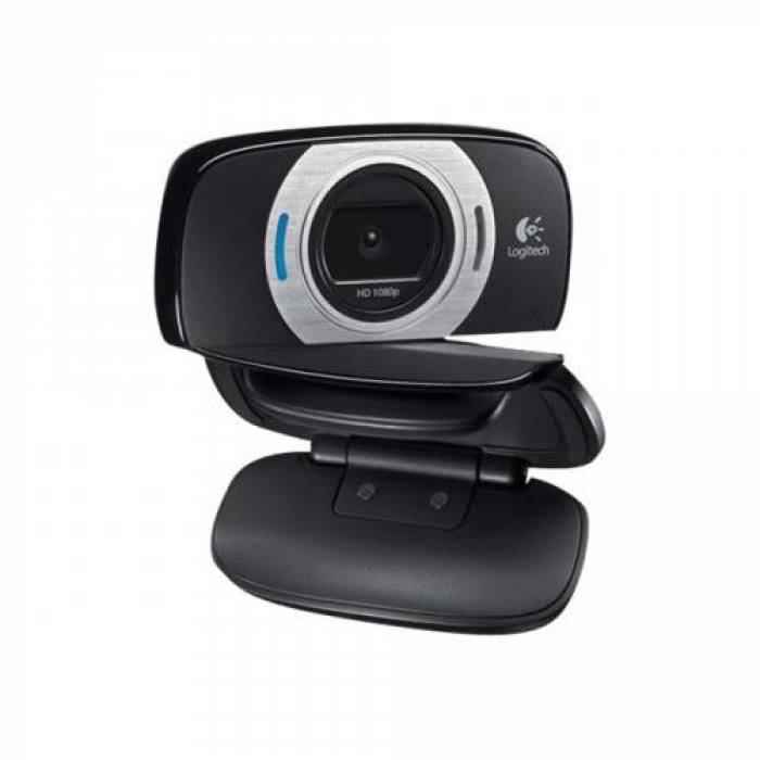 Camera Web Logitech HD C615, Black