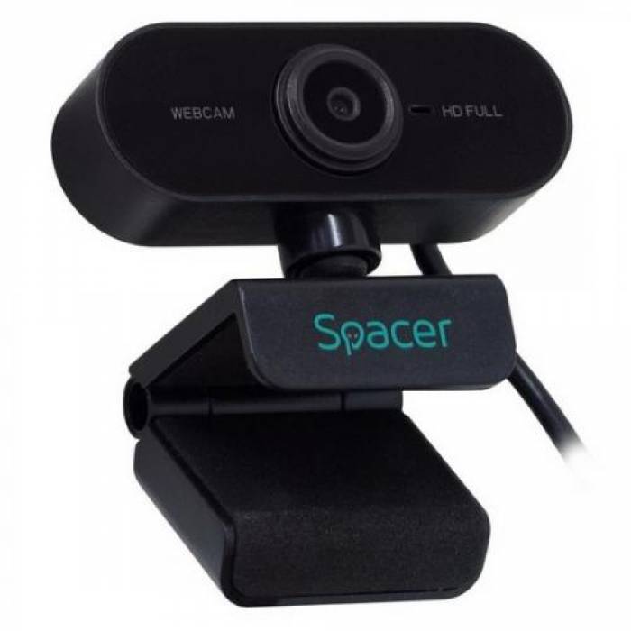 Camera Web Spacer SPW-CAM-01, USB, Black