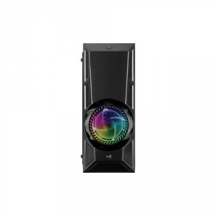 Carcasa Aerocool AeroEngine RGB Tempered Glass, Black, Fara sursa