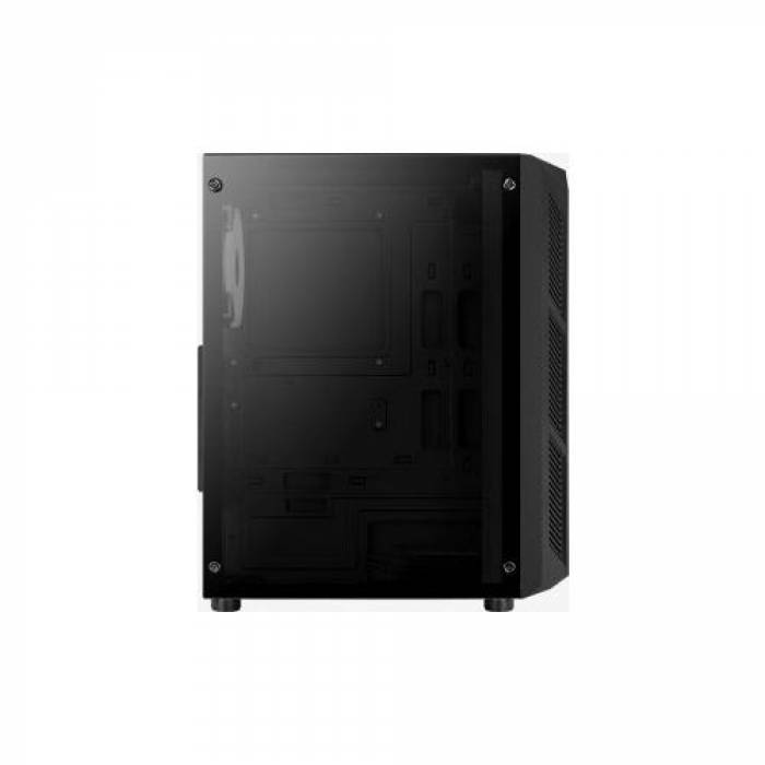 Carcasa Aerocool Prime ARGB Tempered Glass Black, Fara sursa