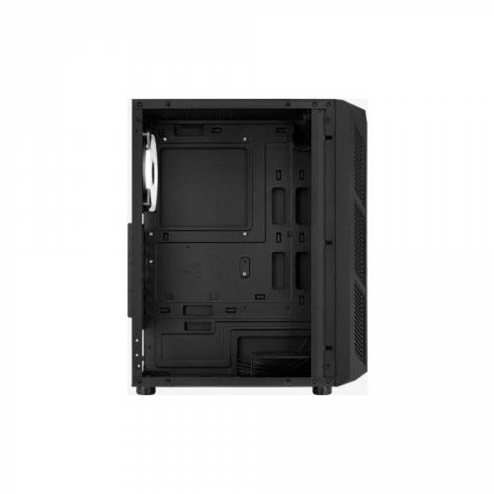 Carcasa Aerocool Prime ARGB Tempered Glass Black, Fara sursa