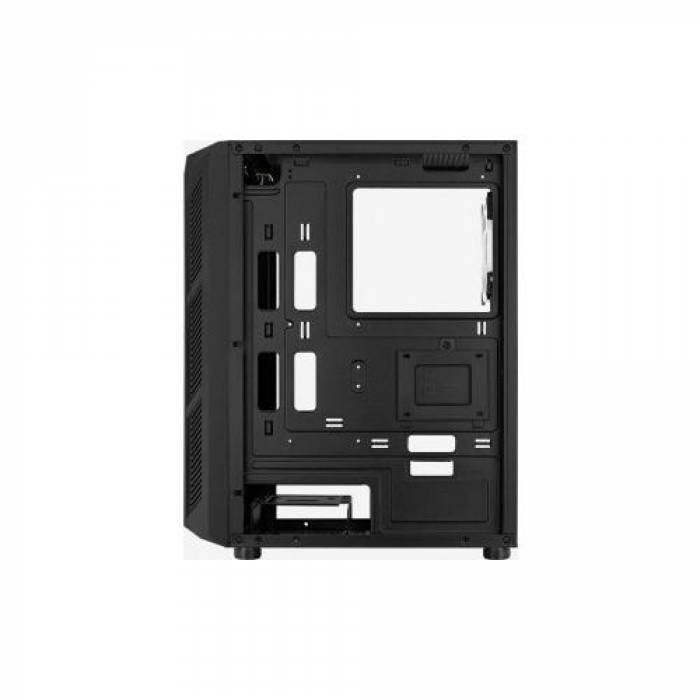 Carcasa Aerocool Prime ARGB Tempered Glass Black, Fara sursa